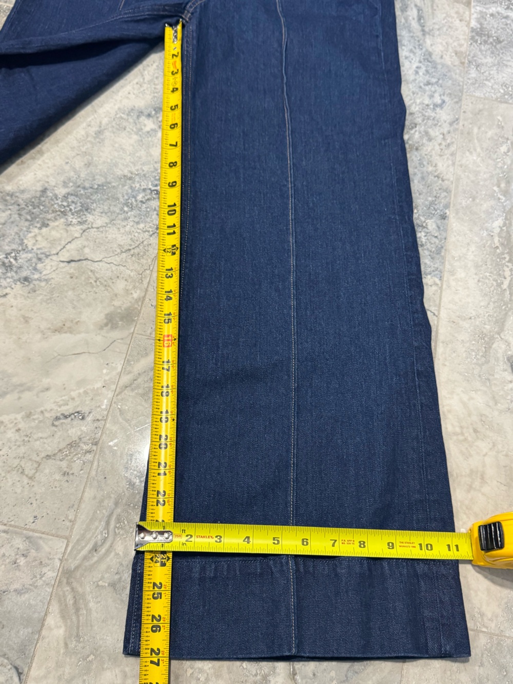 J. Crew Dark Indigo Wide-Leg Denim Jeans - Picture 5 of 6